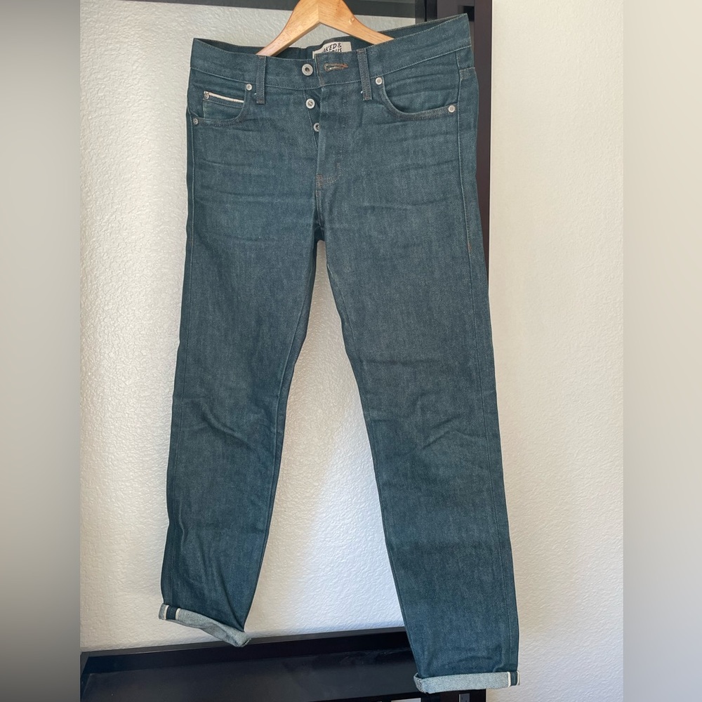 Naked & Famous Super Skinny Guy jeans

Rusted Blue Selvedge Size 31